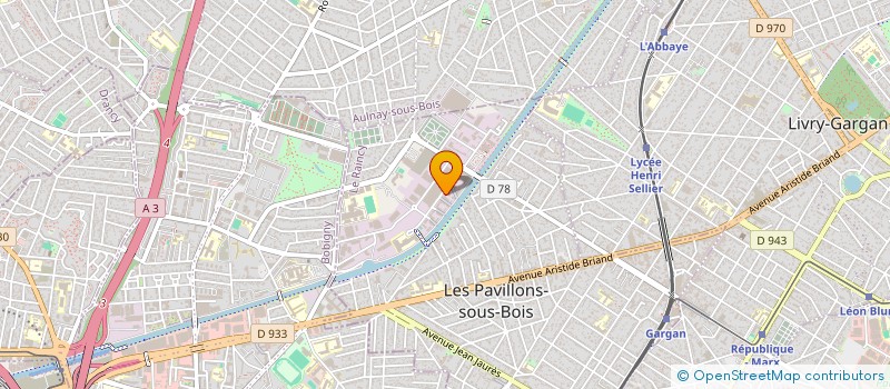 localisation de l'entreprise L'AMIRAL à LES PAVILLONS-SOUS-BOIS
