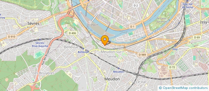 localisation de l'entreprise L'AMIRAL à MEUDON