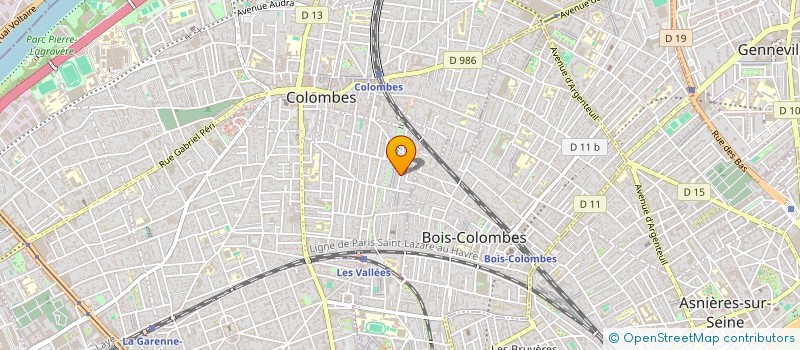 localisation de l'entreprise L'AMIRAUTE à COLOMBES
