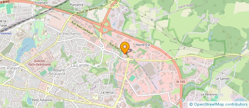 localisation de l'entreprise L'AMIRAUTE à VANNES