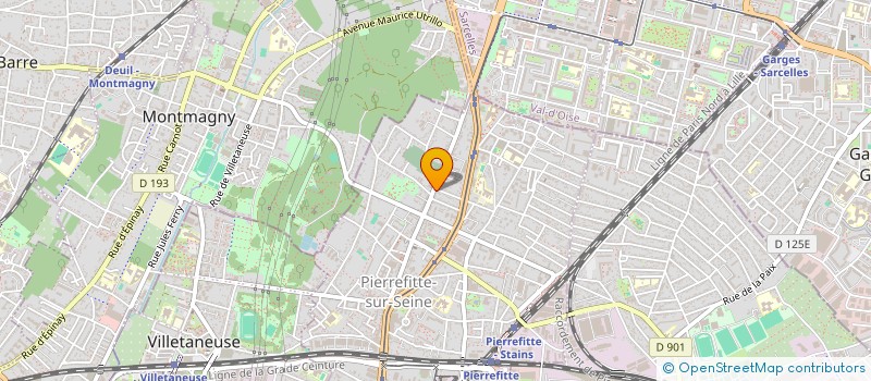 localisation de l'entreprise L'AMITIE  PIERREFITTE-SUR-SEINE