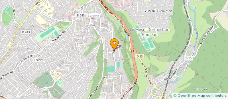 localisation de l'entreprise L'AMITIE à ROUEN