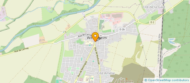 localisation de l'entreprise L AMITIE AYA  WITTELSHEIM