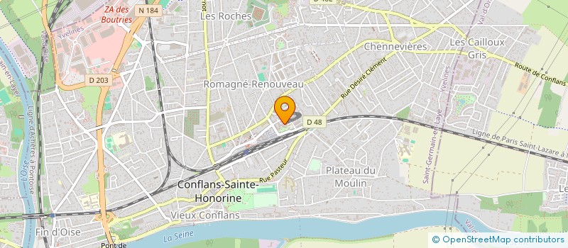 localisation de l'entreprise L'AMITIE PRODUCTION  CONFLANS-SAINTE-HONORINE