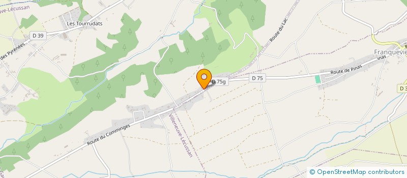 localisation de l'entreprise L'AMJ TWOLOUZ'N à VILLENEUVE-LECUSSAN