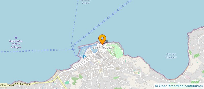 localisation de l'entreprise L'AMOROZO à SAINT-TROPEZ