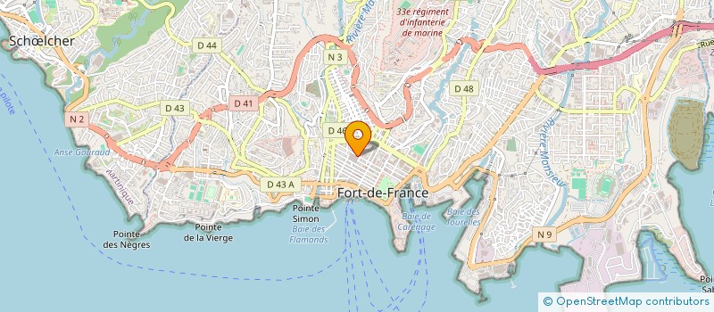 localisation de l'entreprise L'AMOUR CACHE 3 à FORT-DE-FRANCE