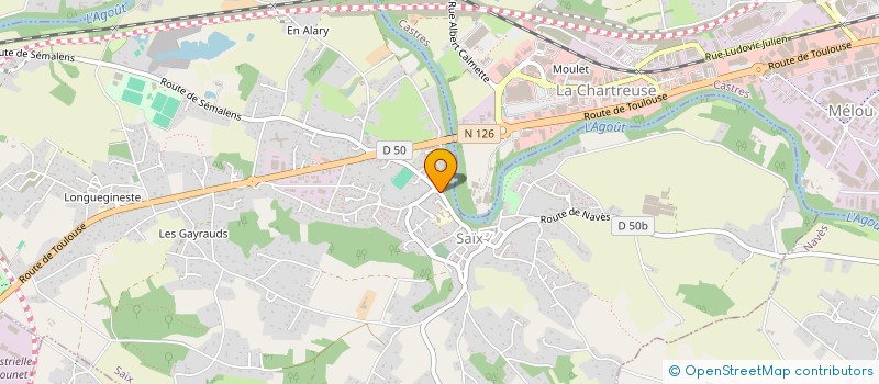 localisation de l'entreprise L'AMOUR DES PAINS  SAIX