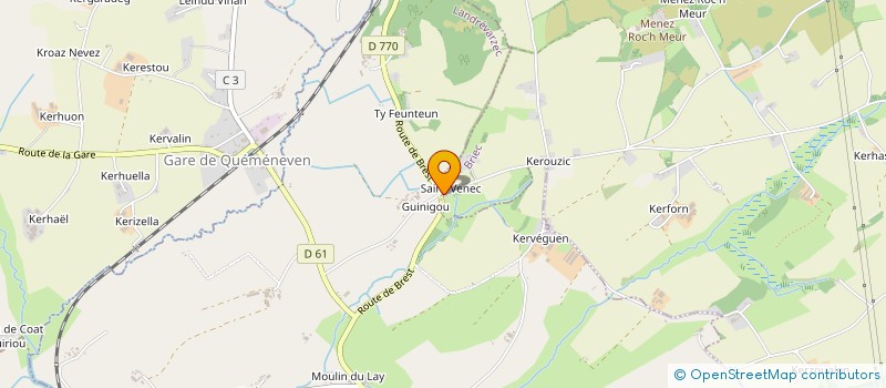 localisation de l'entreprise L'AMOUR DES SENTEURS  BRIEC