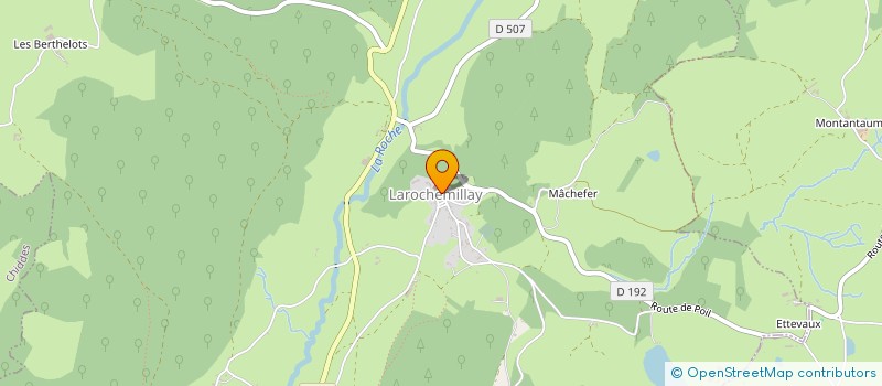 localisation de l'entreprise L'AMOUR DU BEL OUVRAGE à LAROCHEMILLAY