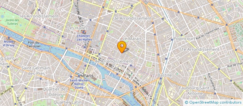 localisation de l'entreprise L AMOUR DU COQUELICOT  PARIS