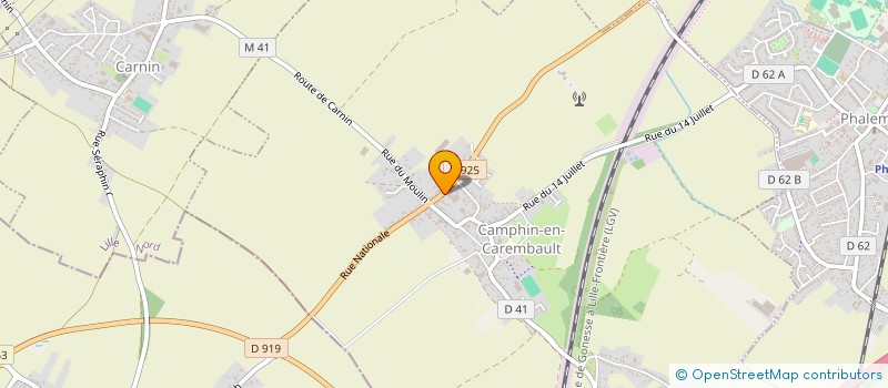 localisation de l'entreprise L'AMOUR DU FIL  CAMPHIN-EN-CAREMBAULT
