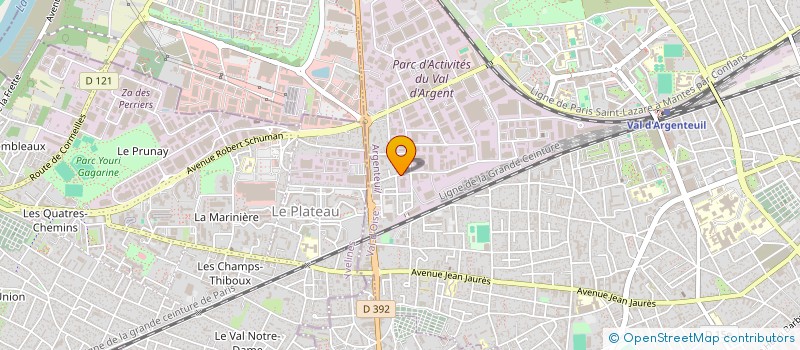 localisation de l'entreprise L'AMOUR DU PROCHAIN  ARGENTEUIL