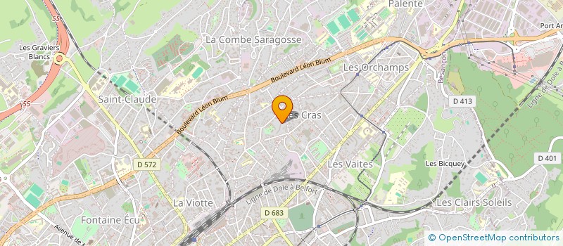 localisation de l'entreprise L'AMOUR DU PROCHAIN à BESANCON