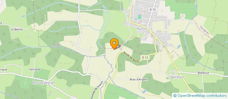 localisation de l'entreprise L'AMOUR DU VIN  AUROS