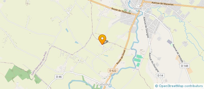 localisation de l'entreprise L'AMOUR EST DANS LA TRUFFE  LESCOUT