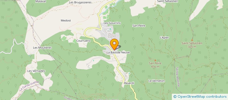 localisation de l'entreprise L'AMOURIE  LE PLAN-DE-LA-TOUR