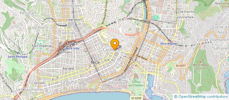 localisation de l'entreprise L'AMPHITHEATRE  NICE