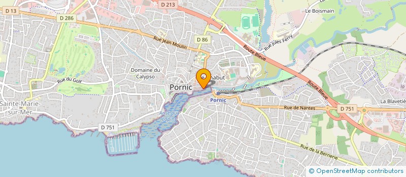 localisation de l'entreprise L AMPHITRITE  PORNIC