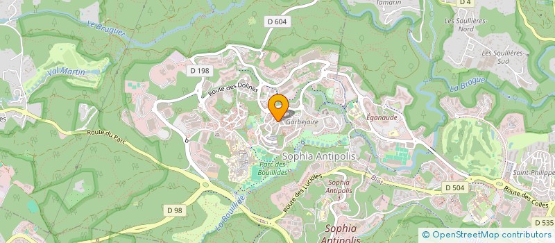 localisation de l'entreprise L'AMPHORE  VALBONNE