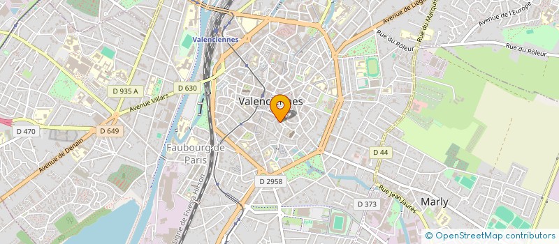 localisation de l'entreprise L AMPHYTRION  VALENCIENNES