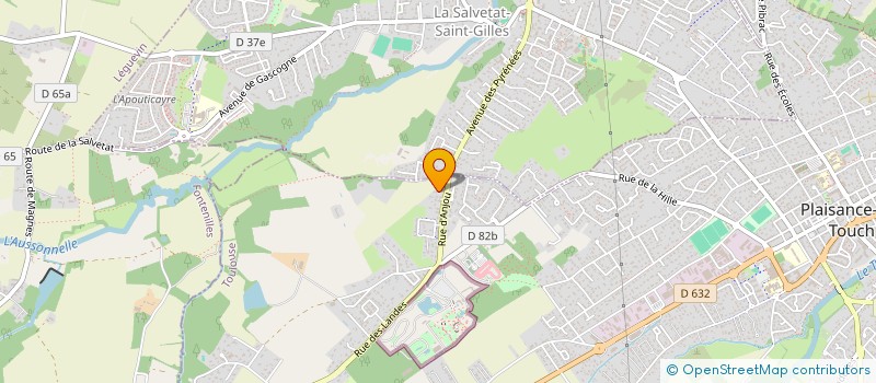 localisation de l'entreprise L'AMPOLLAISE  PLAISANCE-DU-TOUCH