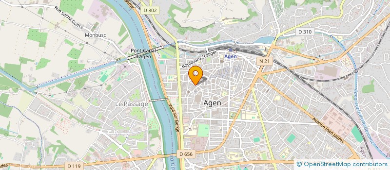 localisation de l'entreprise L'AMSTRAMGRAM  AGEN