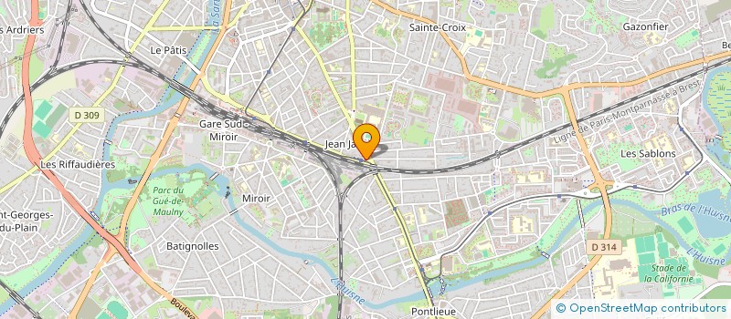 localisation de l'entreprise L'AMULETTE  LE MANS