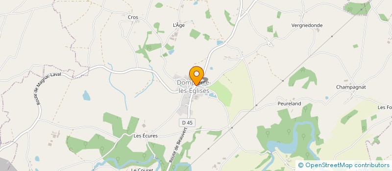 localisation de l'entreprise L'AMUSE-BOUCHE à DOMPIERRE-LES-EGLISES