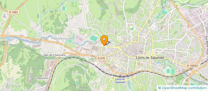 localisation de l'entreprise L'AMUSERIE  LONS-LE-SAUNIER