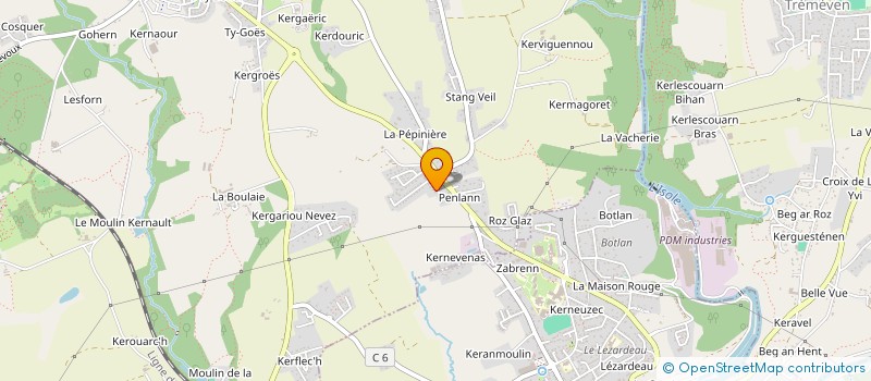 localisation de l'entreprise L'AMY  MELLAC