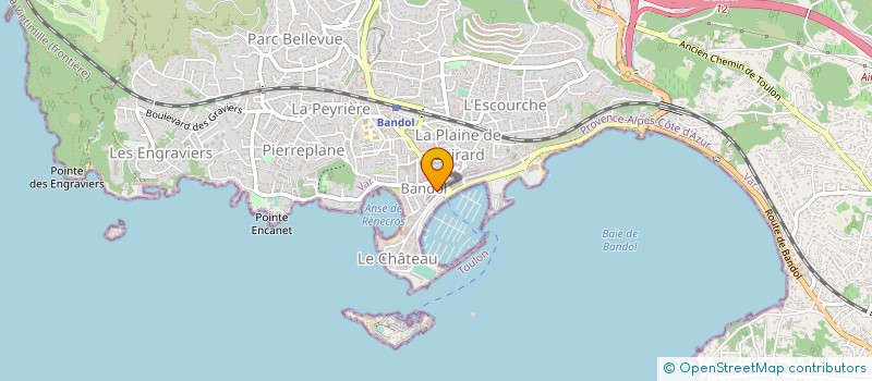 localisation de l'entreprise L'AMYLASE  BANDOL