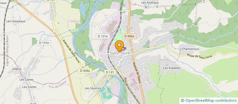 localisation de l'entreprise L'ANACARDIER à SAINT-YORRE