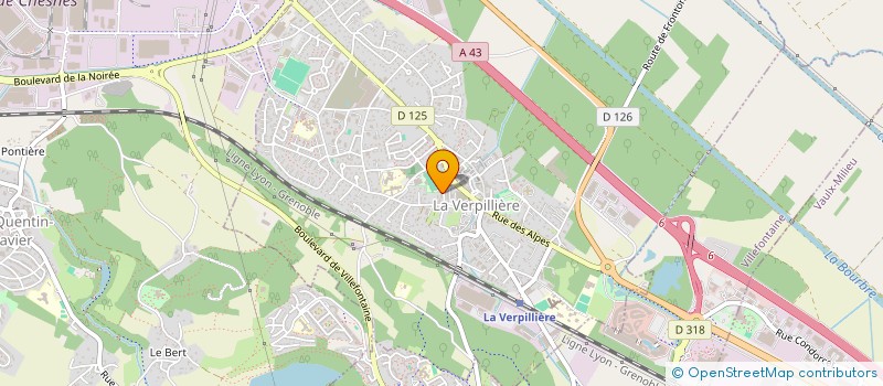 localisation de l'entreprise L'ANATOLIA  LA VERPILLIERE