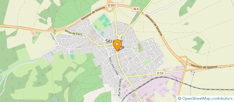 localisation de l'entreprise L'ANCA à SEZANNE