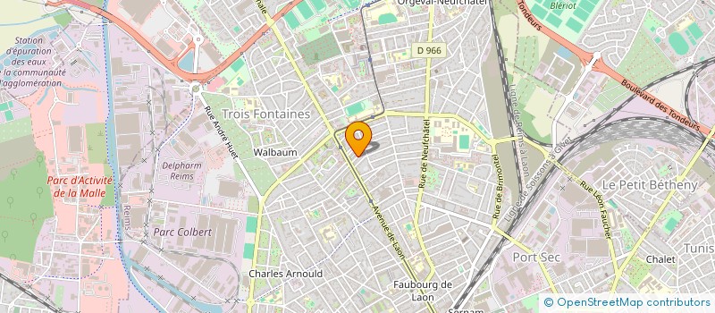 localisation de l'entreprise L ANCETRE  REIMS