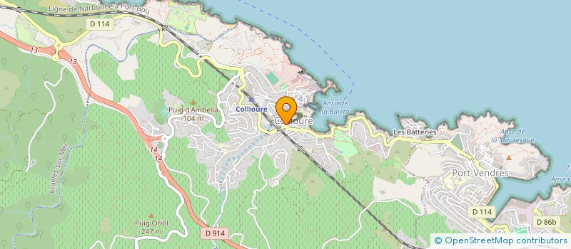 localisation de l'entreprise L'ANCHOIEUSE  COLLIOURE