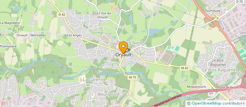 localisation de l'entreprise L ANCIEN RELAIS à ORVAULT