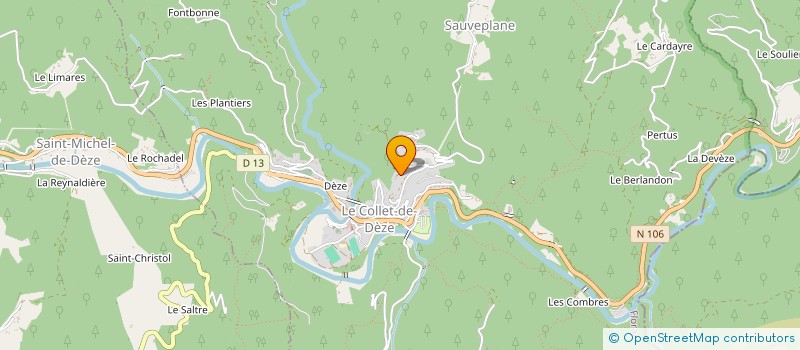 localisation de l'entreprise L'ANCIENNE FONDERIE  SAINT-MICHEL-DE-DEZE