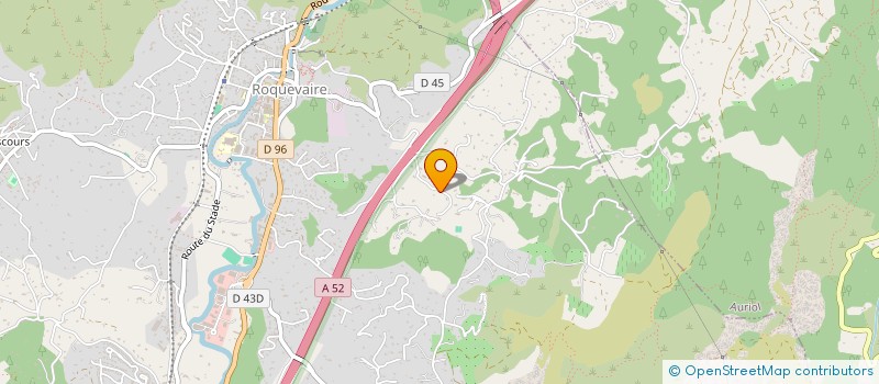 localisation de l'entreprise L'ANCIENNE FORGE  ROQUEVAIRE