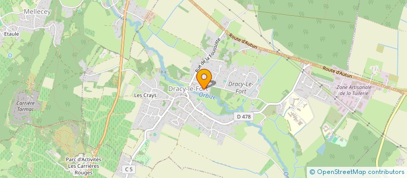 localisation de l'entreprise L'ANCIENNE PIERRE à VERDUN-SUR-LE-DOUBS