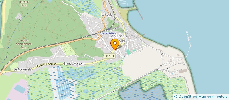 localisation de l'entreprise L'ANCIENNE PRESSE  LE VERDON-SUR-MER