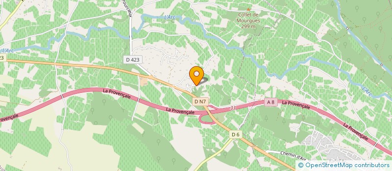 localisation de l'entreprise L'ANCILLAIRE  POURRIERES