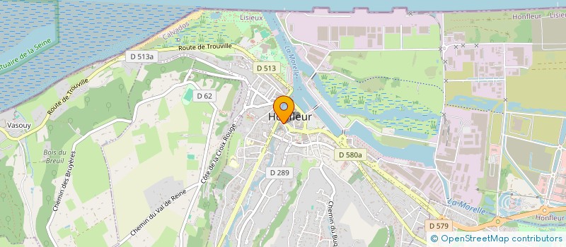 localisation de l'entreprise L'ANCRAGE à HONFLEUR