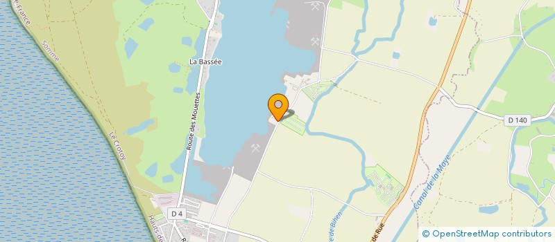 localisation de l'entreprise L'ANCRAGE  LE CROTOY