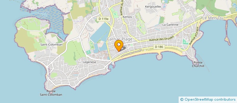 localisation de l'entreprise L'ANCRE IMAGINAIRE à CARNAC