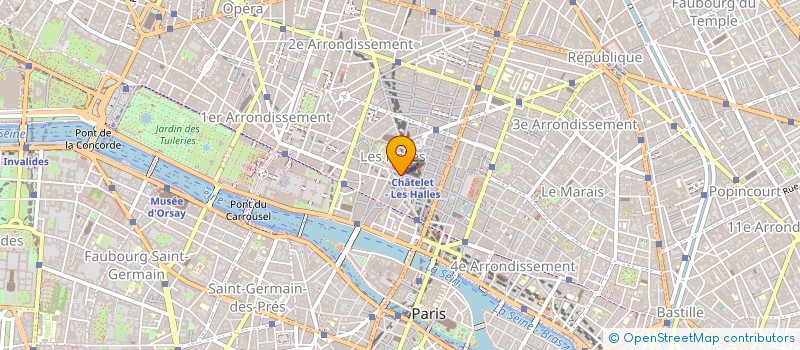 localisation de l'entreprise L AND D INTERNATIONAL à PARIS 1
