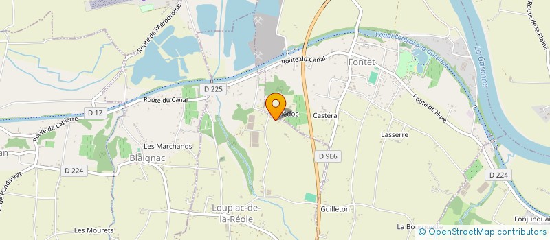 localisation de l'entreprise L AND L PROPERTIES  LOUPIAC-DE-LA-REOLE