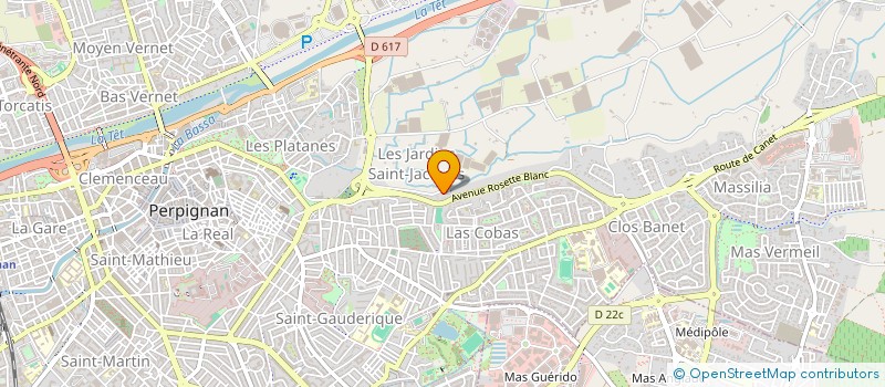 localisation de l'entreprise L ANDALOUSE  PERPIGNAN