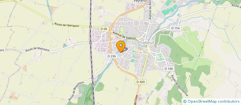 localisation de l'entreprise L'ANDALOUSE à CHABEUIL